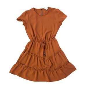 City Vibe burnt orange size small dress
